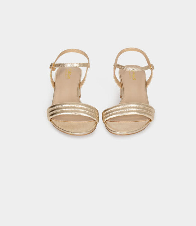 Morgan Sandals with heels 261-1Briano gold yellow