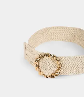 Morgan Braided belt  252-3MOSCA IVORY