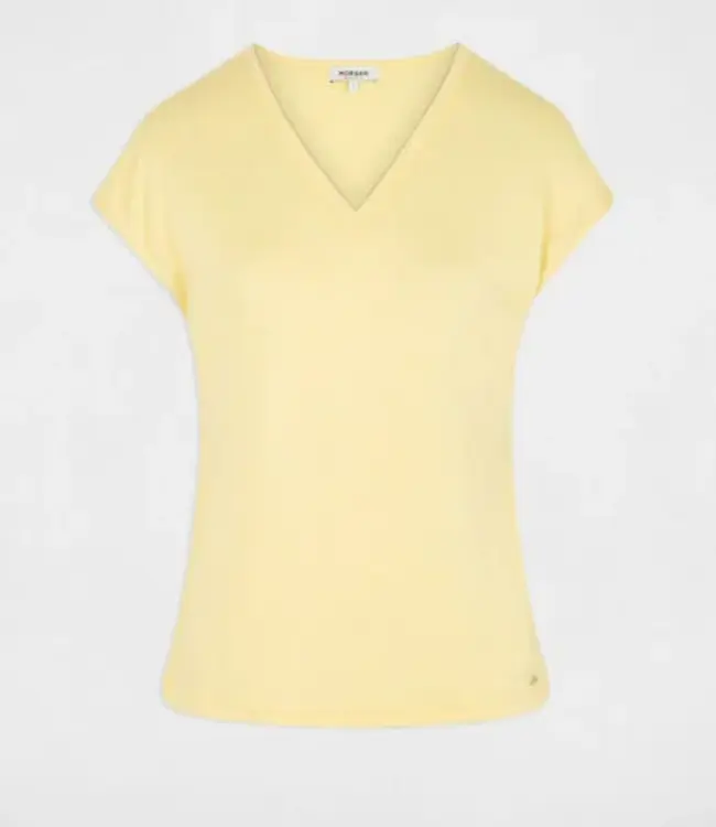 Morgan T-shirt met korte mouwen 241-Daga  Lichtgeel