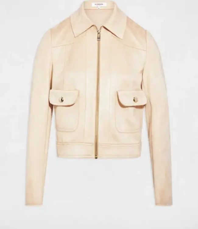 Morgan Kort suède jasje 261Gelato Beige