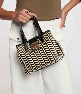 Morgan Tote Bag 261-2Alizze Black Morgan Tote Bag 261-2Alizze Black