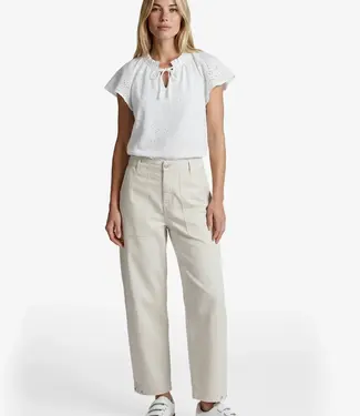 G-maxx G-maxx Saara Jeans 014 Sand – Dames Barrel Jeans met Relaxed Fit en Elastische Taille