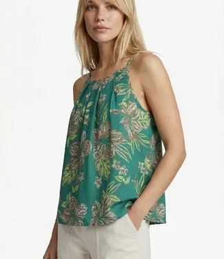 G-maxx Jelena top Singlet Vintage 762533 Green/Brown Sugar