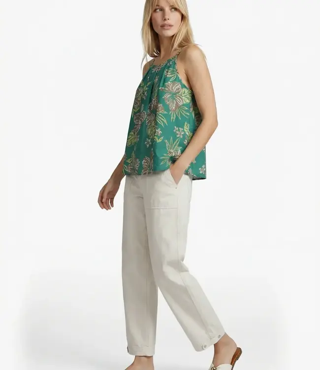 G-maxx Jelena top Singlet Vintage 762533 Green/Brown Sugar