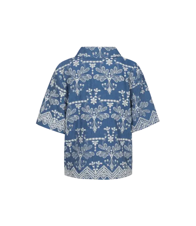 G-maxx Maeva Blouse DenimMid Blue