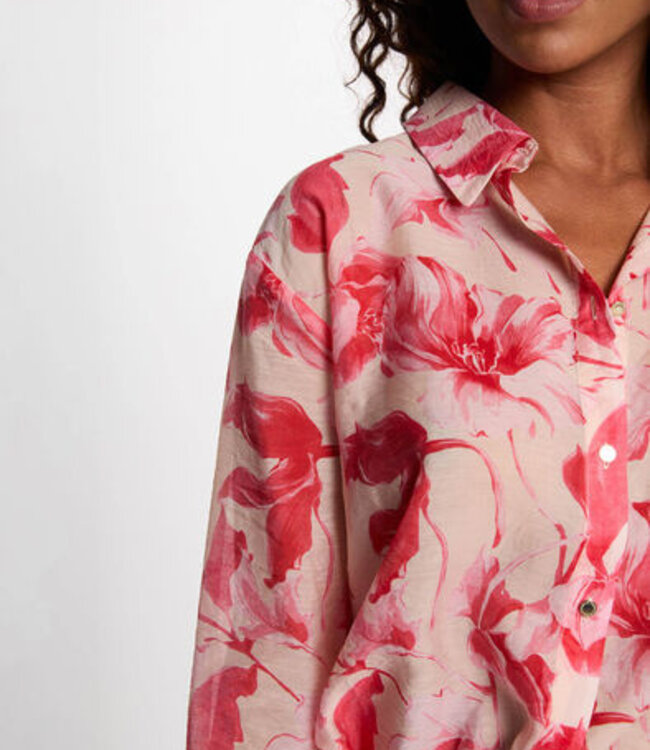 Morgan Blouse met reverskraag 261-Calas Veelkleurig