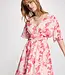 Morgan Wrap dress with flutter sleeves 261-Ralam Multicolor
