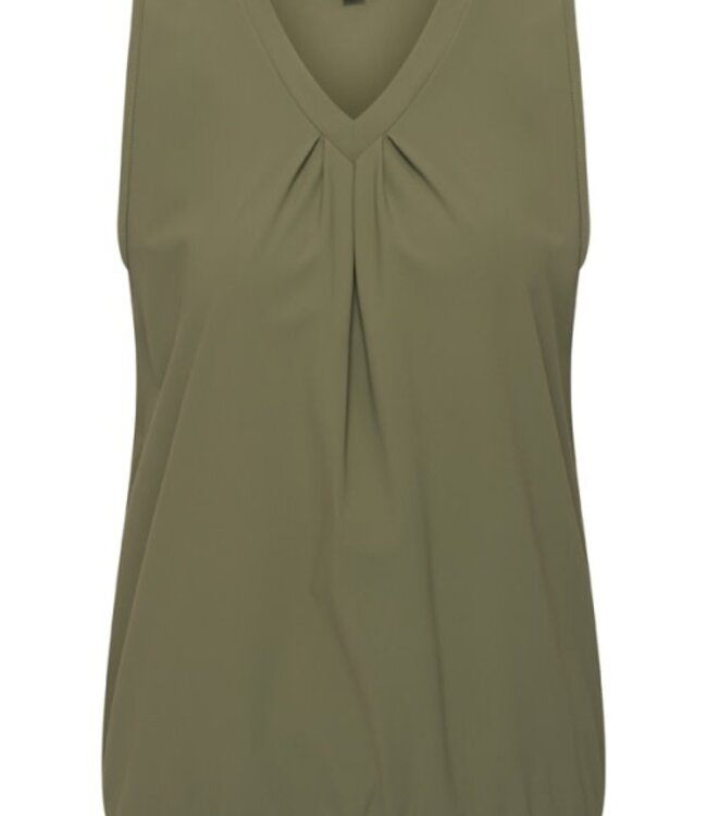 MI PIACE Travel Top Pleated  202814 Olive