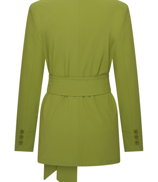 MI PIACE Travel Blazer Belted Turtle 202823 Green