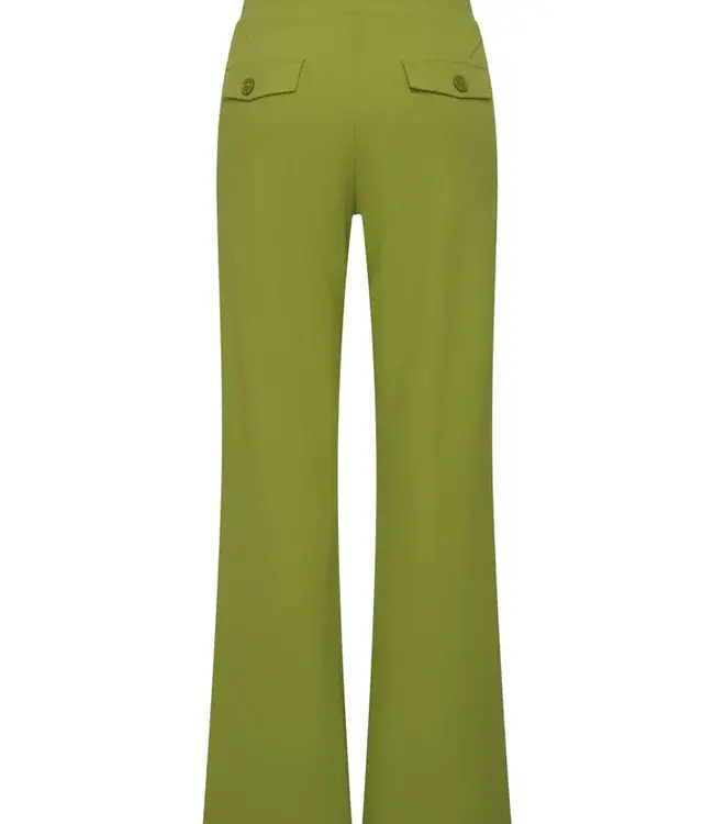 MI PIACE Travel Broek Uni  Straight 202089 Turtle Green