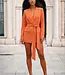 MI PIACE Travel Blazer Belted  202823 Orange