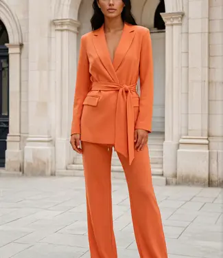 MI PIACE Travel Broek Straight 202089 Orange