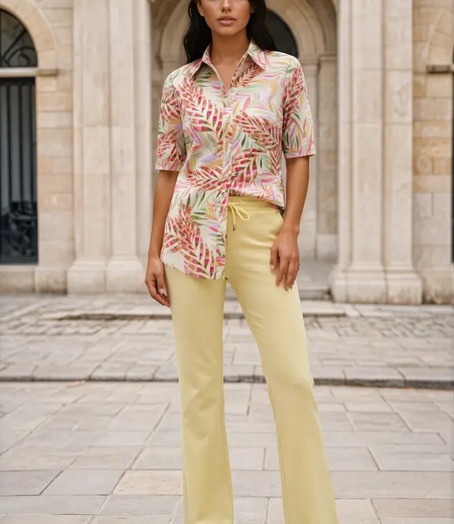 MI PIACE Heavy Travel Broek Striaht Uni 202136 Lemon Yellow