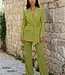 MI PIACE Travel Broek Uni  Straight 202089 Turtle Green