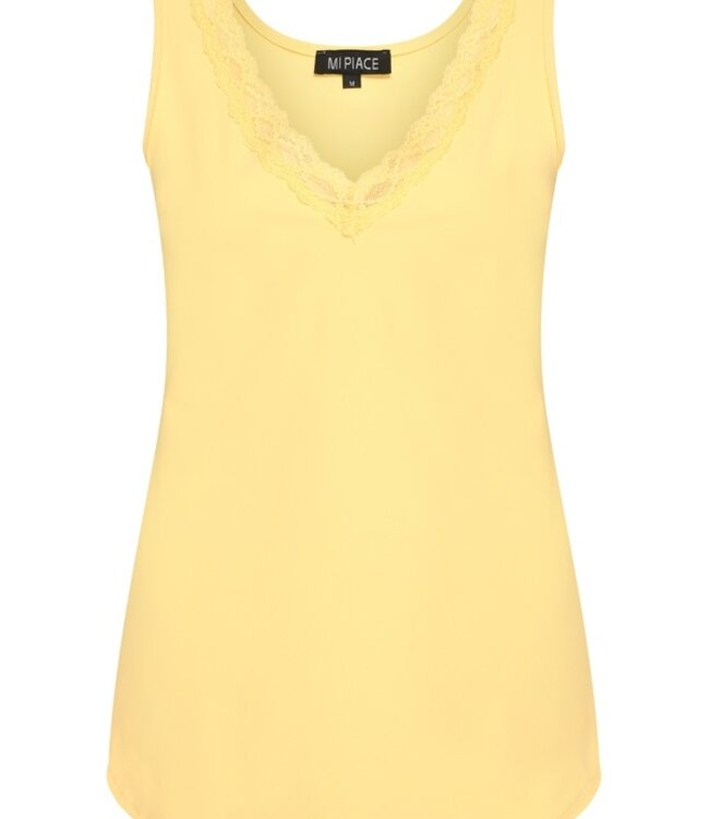 MI PIACE Travel Top  Met Kant 202129 Lemon Yellow