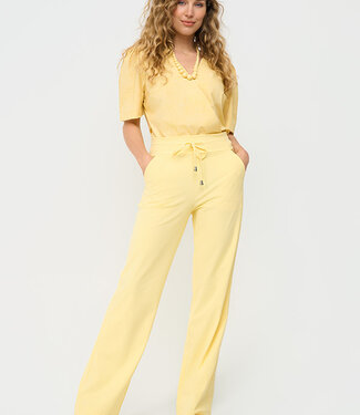 MI PIACE Heavy Travel Broek Striaht Uni 202136 Lemon Yellow