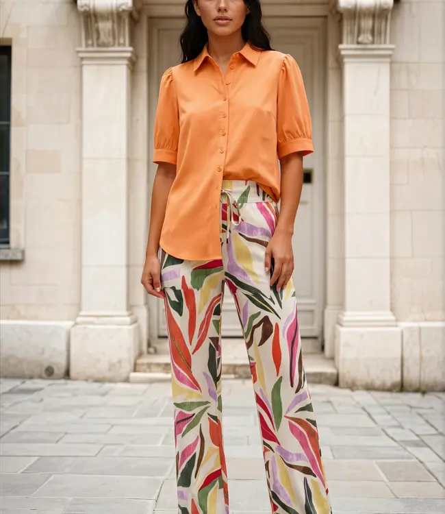 MI PIACE Travel Blouse Puff  202270 Orange