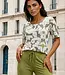 MI PIACE Travel T-shirt Ikat Ornaments Print 202804 Olive
