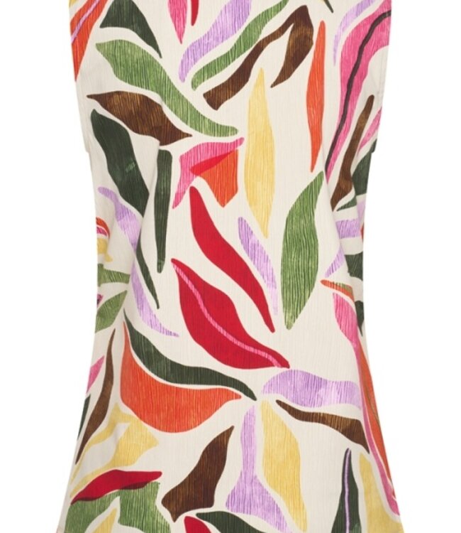 MI PIACE Travel Top Mouwloos Summer Leaf Dance Print 202425 Kit