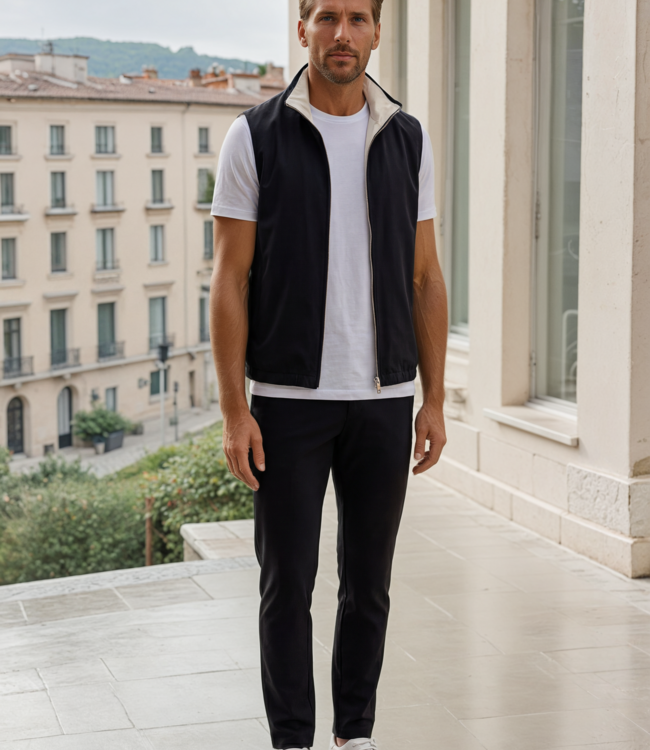 MI PIACE Travel Men Gilet Reversible 202061 Black / Kit