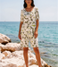 MI PIACE Heavy Travel Short Ornaments Print 202589 Olive Ikat
