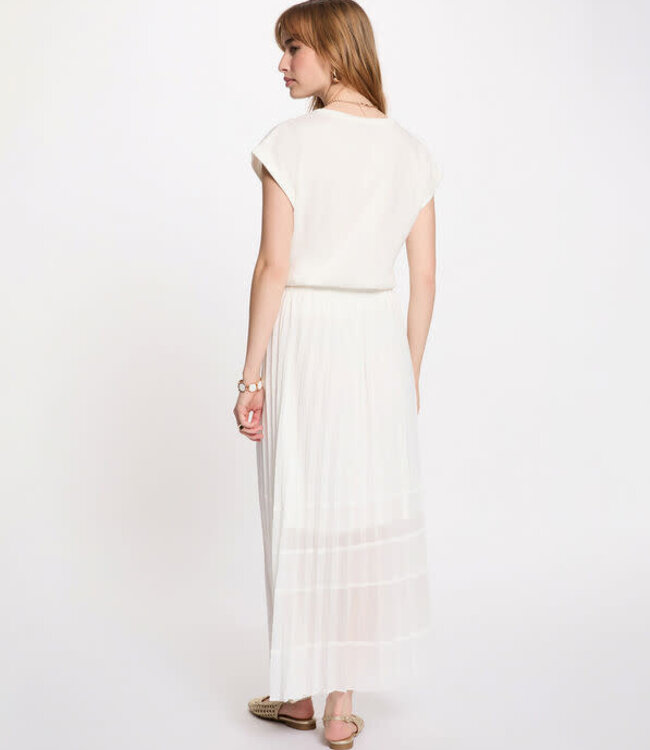 Morgan V-neck short-sleeve 261-Dpalm White