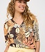 MI PIACE Travel Top Botanical Print Espresso 202271