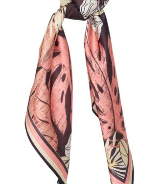 MI PIACE Shawl Botanical Print 202861 Espresso MI PIACE Shawl Botanical Print 202861 Espresso