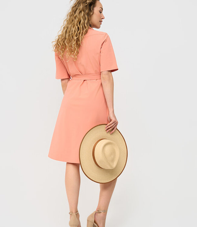 MI PIACE Travel Jurk Uni 202807 Sunset Clay