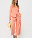 MI PIACE Travel Broek Straight Uni 202089 Sunset Clay