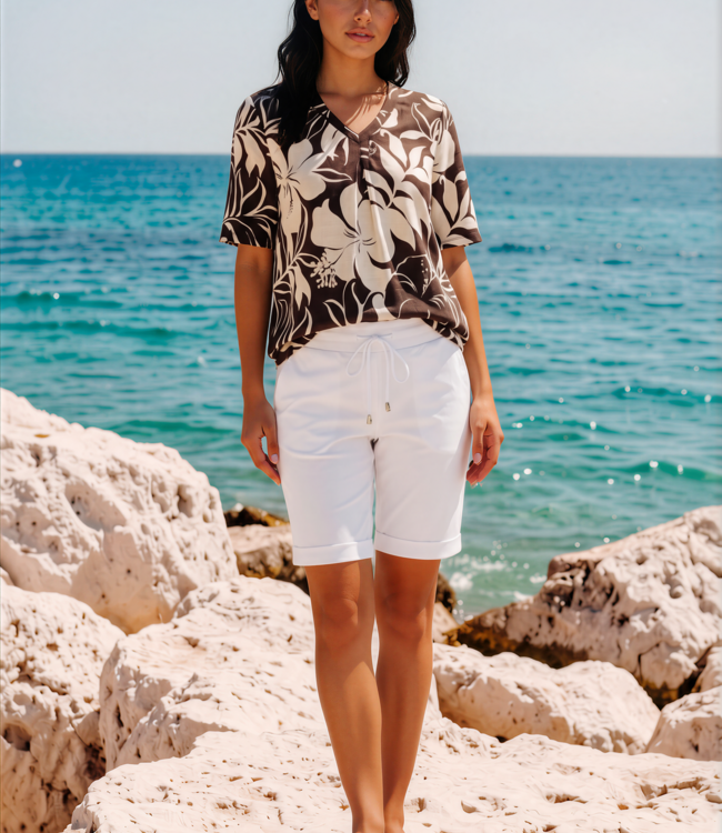MI PIACE Travel Shorts Uni 202589 White