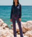 MI PIACE Travel Blouse Uni 60840 Dark Blue