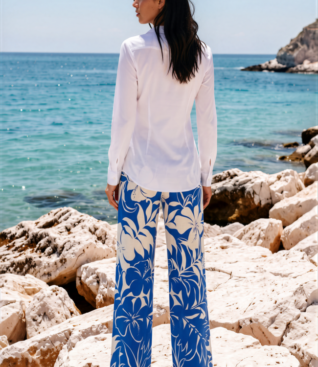 MI PIACE Travel Blouse Uni 60840 White