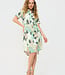 MI PIACE Travel Jurk Botanical Print 202079 Pistachio