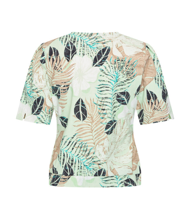 MI PIACE Travel Top Wrap  Botanical Print 202838  Pistachio