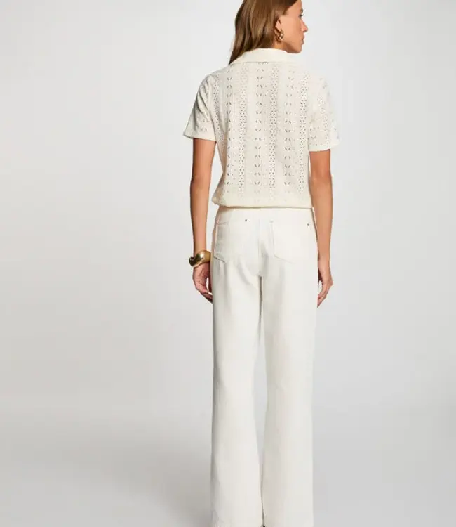 Morgan De Toi Short-sleeved shirt 251-Dsarah ivory