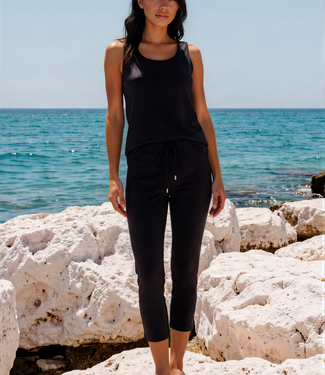 MI PIACE Travel Broek Capri Uni 2082 Black