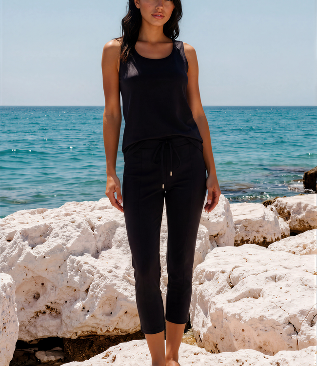 MI PIACE Travel Broek Capri Uni 2082 Black