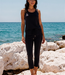 MI PIACE Travel Broek Capri Uni 2082 Black