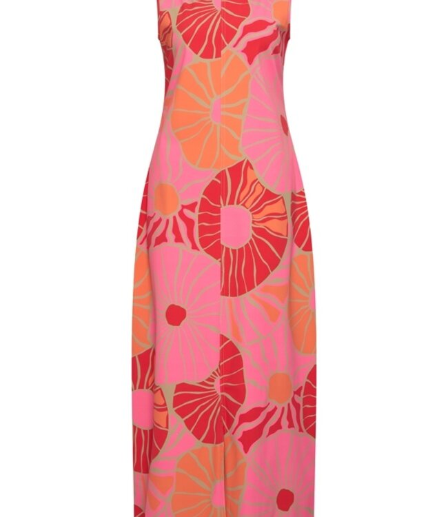 MI PIACE Travel Singlet Jurk Desert Anemone Print 202278 Coral