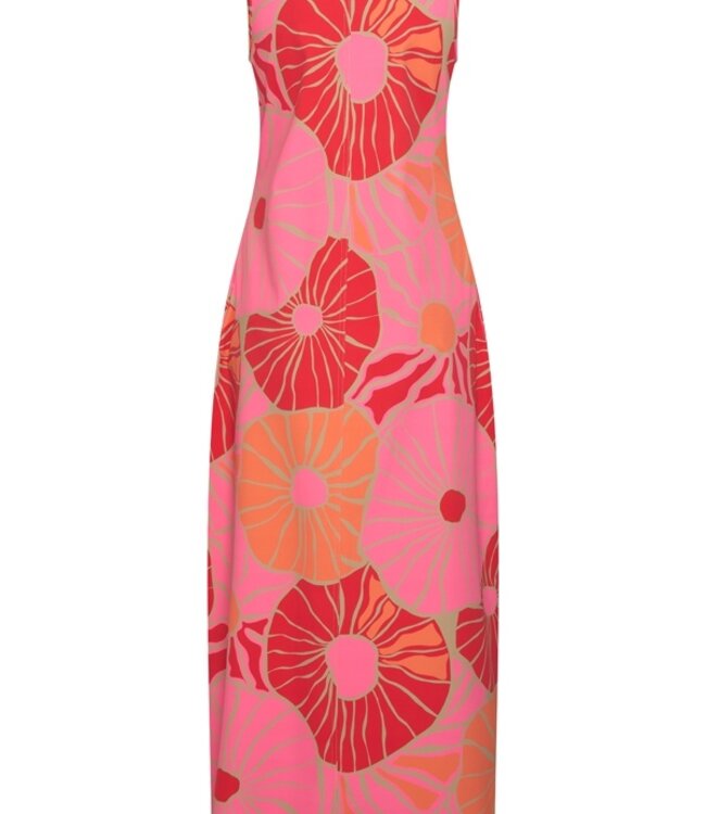 MI PIACE Travel Singlet Jurk Desert Anemone Print 202278 Coral