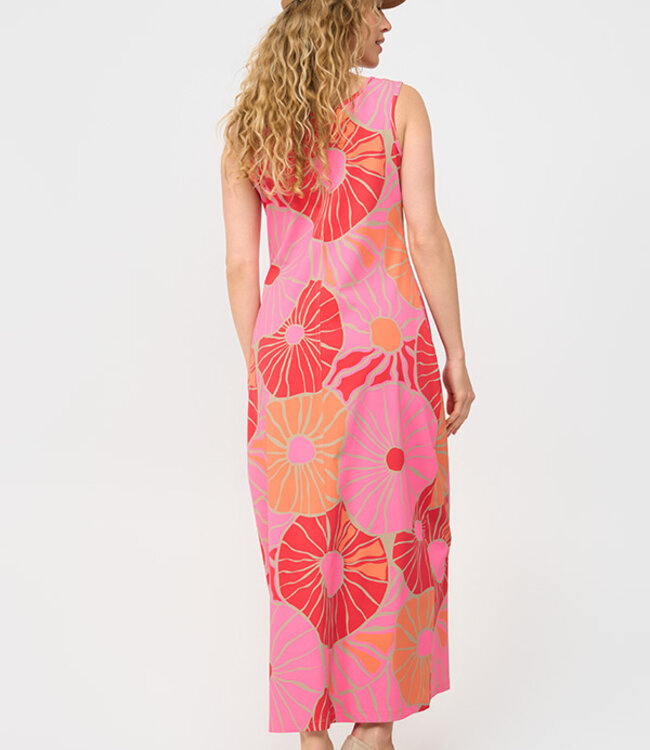 MI PIACE Travel Singlet Jurk Desert Anemone Print 202278 Coral
