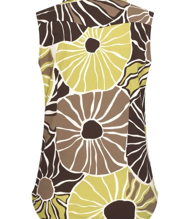 MI PIACE Travel Blouse Mouwloos  Desert Anemone Print 202299 Sweet Pea