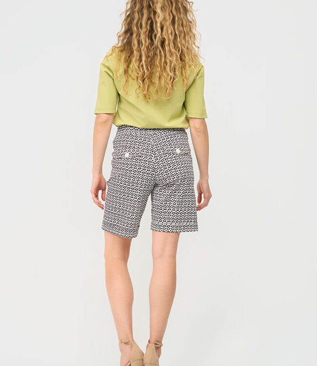 MI PIACE Travel Bermuda Minimal Print 202423 Espresso