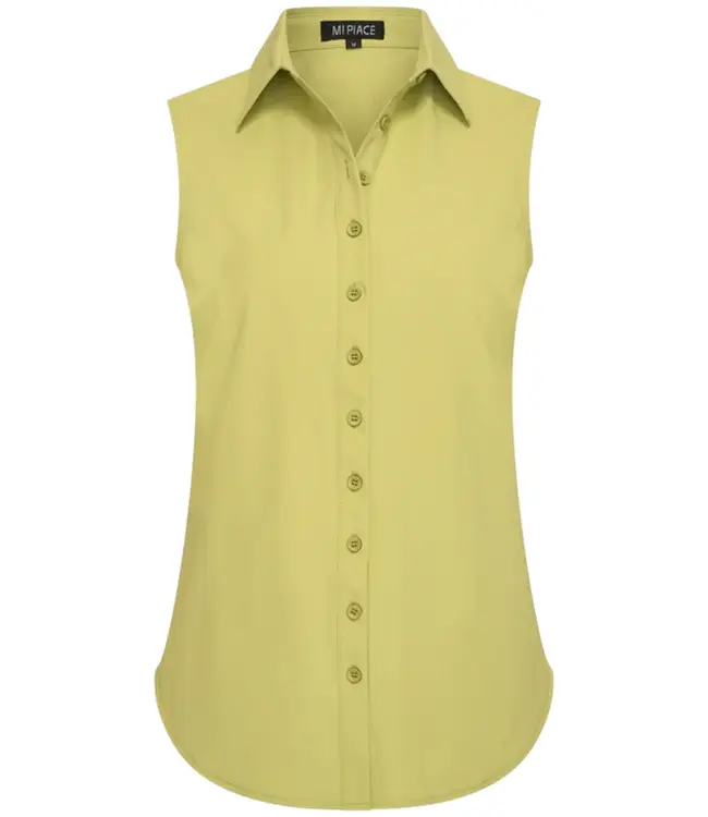 MI PIACE Travel Blouse Mouwloos Uni 202299 Sweet Pea