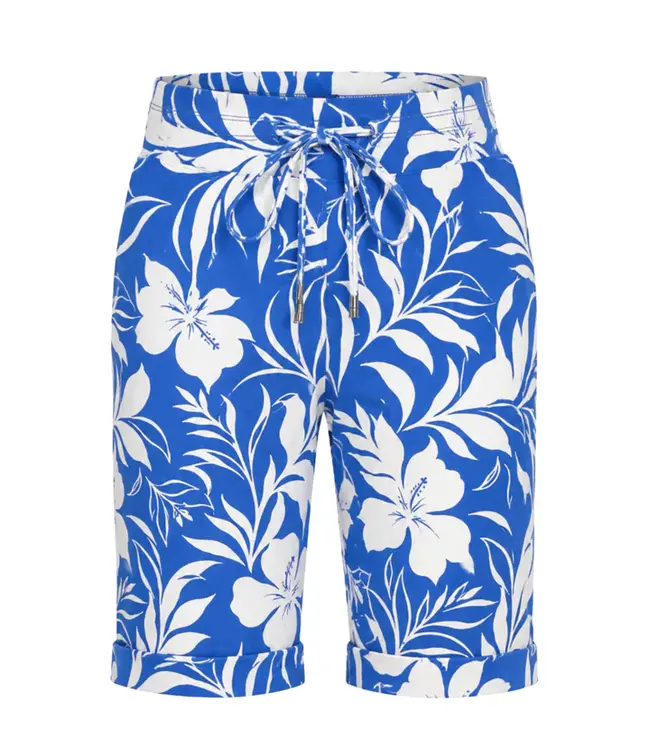 MI PIACE Travel BermudaTropical Hibiscus 202423 Nautic Blue