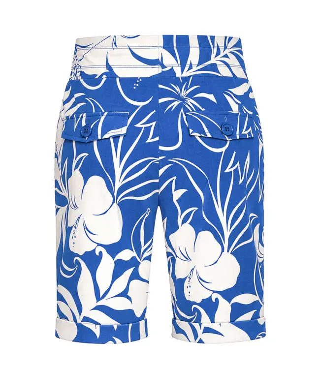 MI PIACE Travel BermudaTropical Hibiscus 202423 Nautic Blue