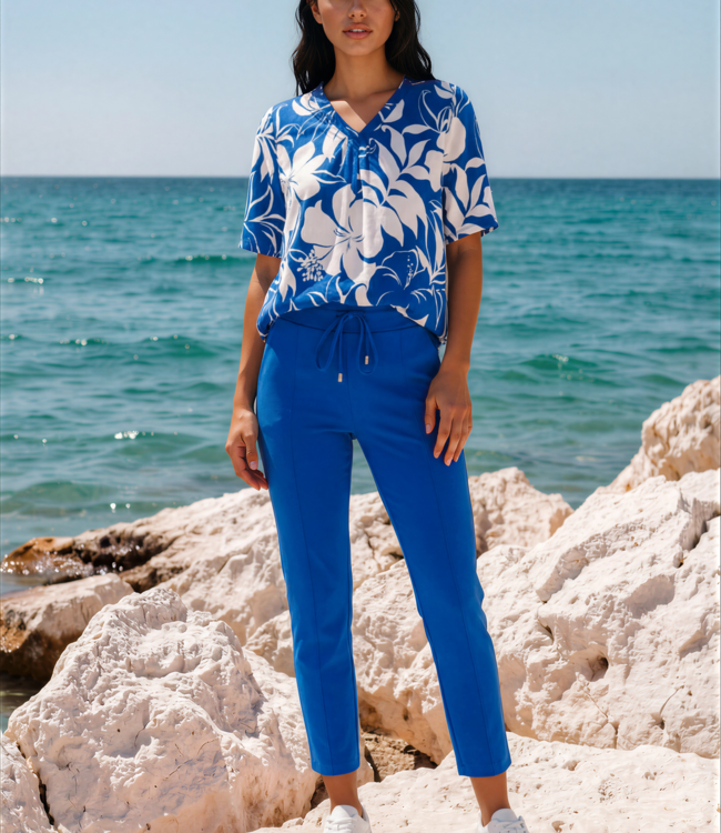 MI PIACE Heavy Travel Broek Capri  202820 Nautic Blue