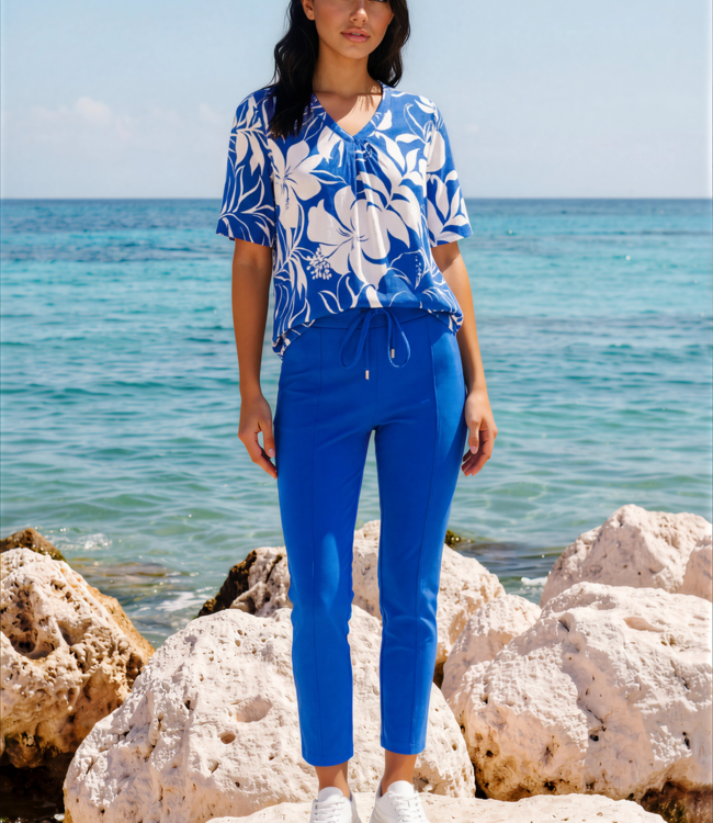 MI PIACE Heavy Travel Broek Capri  202820 Nautic Blue