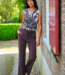 MI PIACE Travel Broek  Uni 202089 Espresso